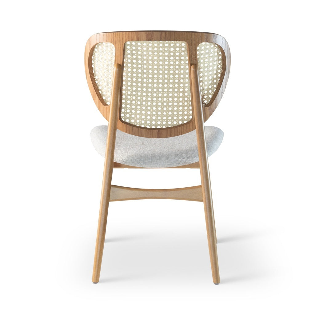 Joelma Dining Chair Damasco, Harvest Natural, Natural Cane by Urbia - detail 6