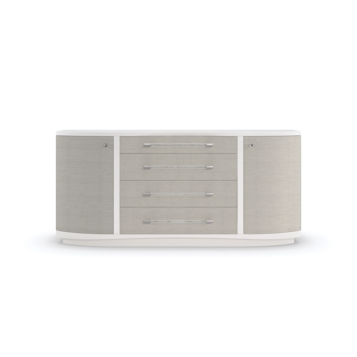 Clear to Me Sun-Kissed Silver Dresser 74" by Caracole