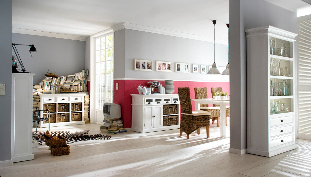French Coastal Bookcase 39"