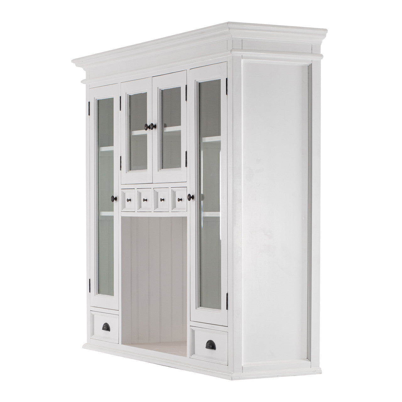 French Coastal Kitchen Hutch Unit 57"