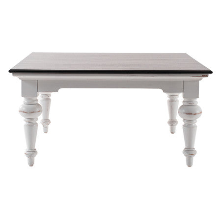French Cottage Square Coffee Table 39"