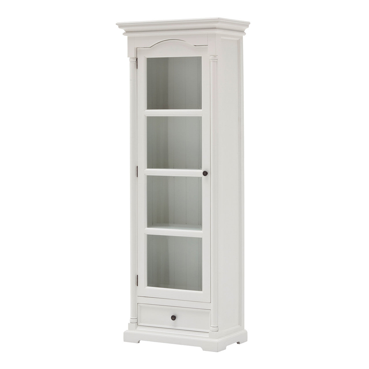 French Cottage Glass Cabinet 28"