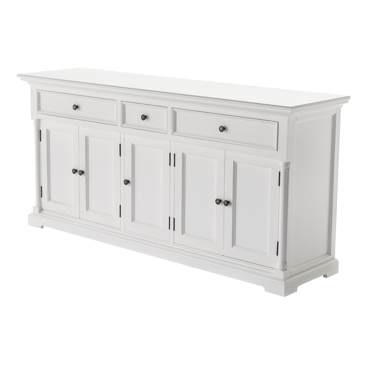 French Cottage Buffet with 5 Doors 71"