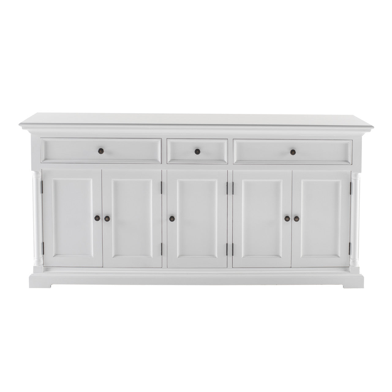 French Cottage Buffet with 5 Doors 71"