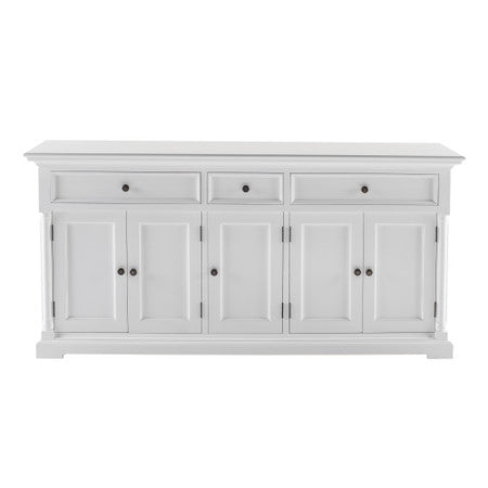 French Cottage Buffet with 5 Doors 71"