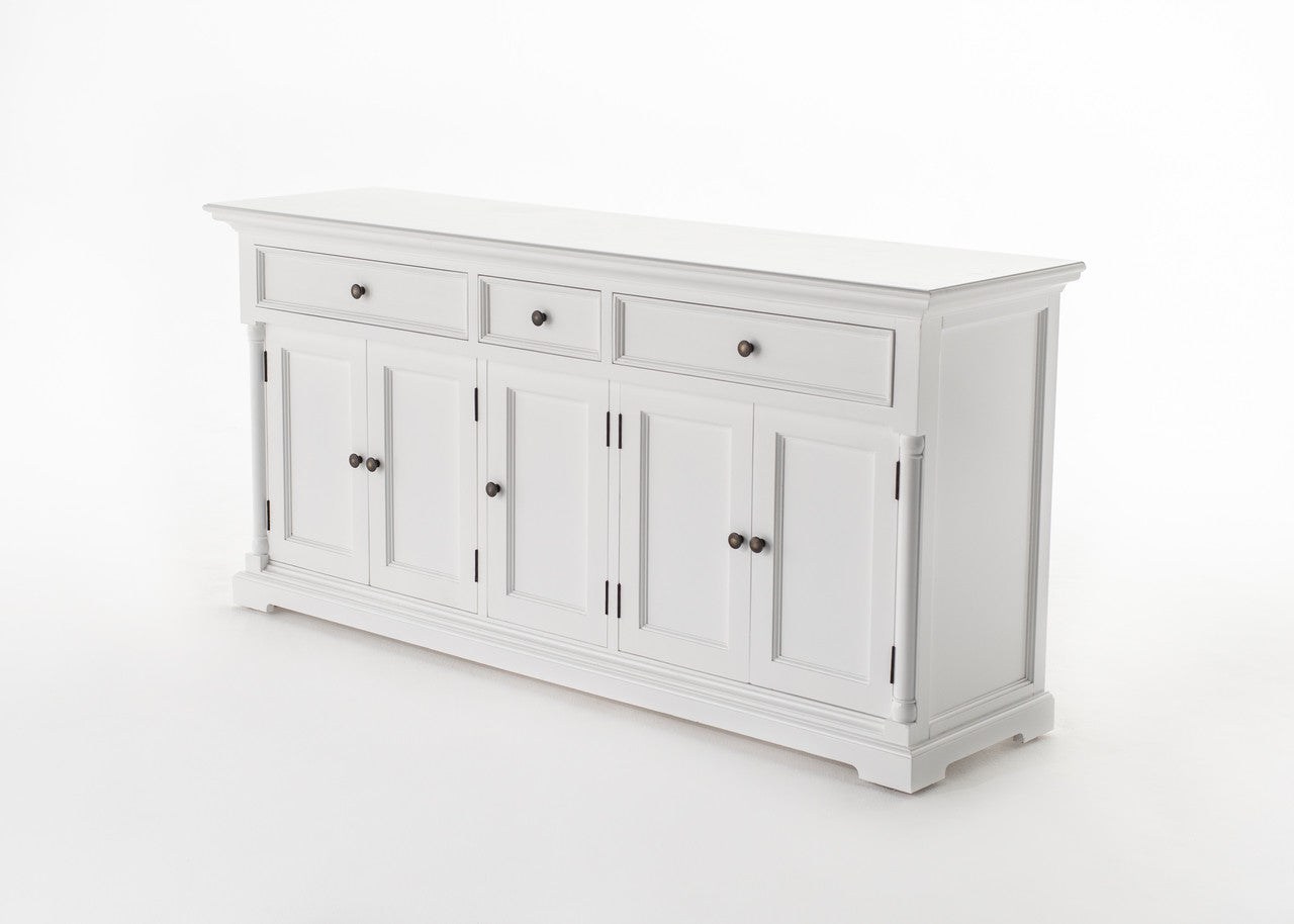 French Cottage Buffet with 5 Doors 71"