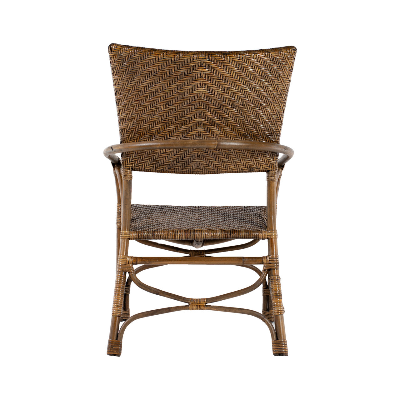 Coastal Wicker Jester Chair (Set of 2) 26"