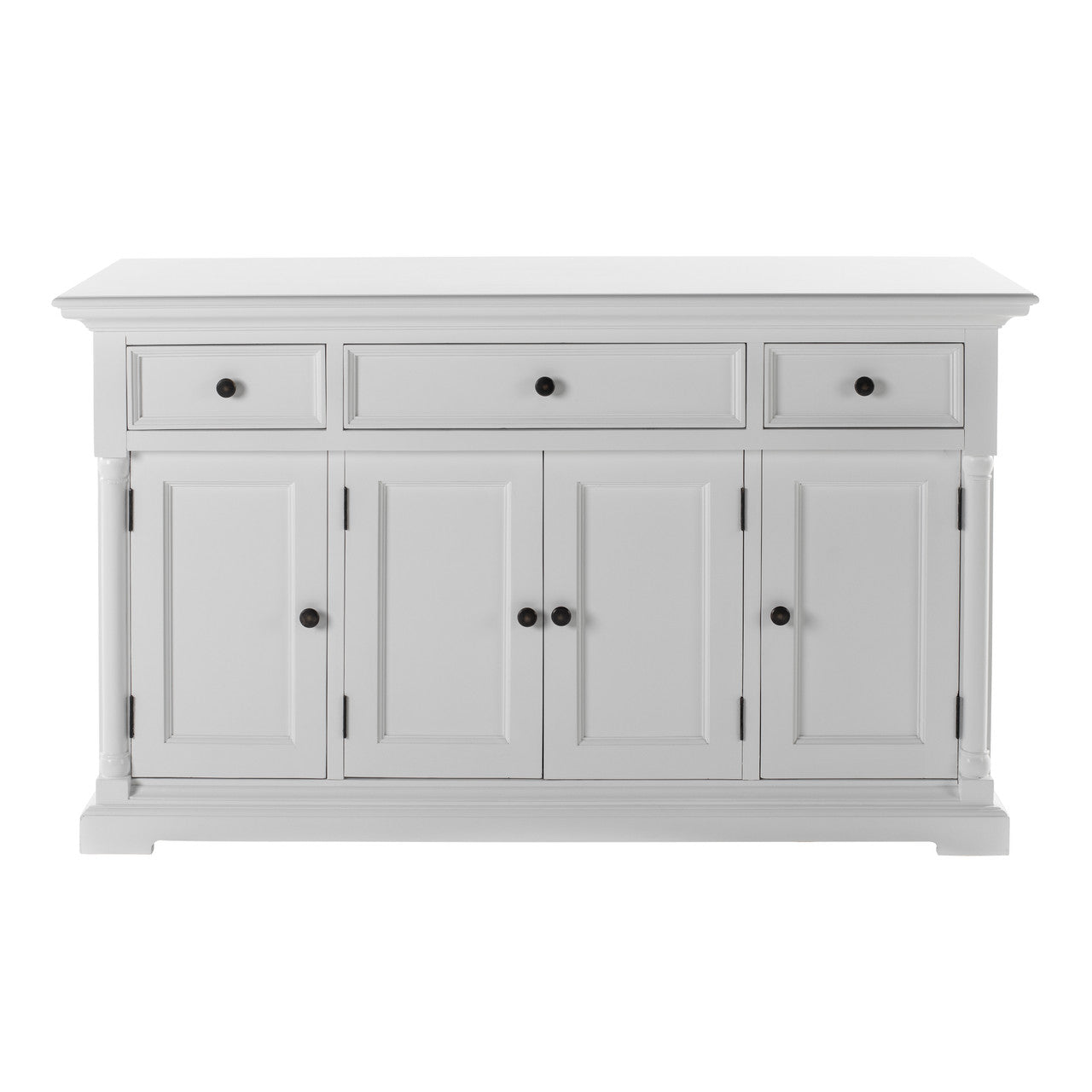 French Cottage Buffet with 4 Doors 3 Drawers 57"