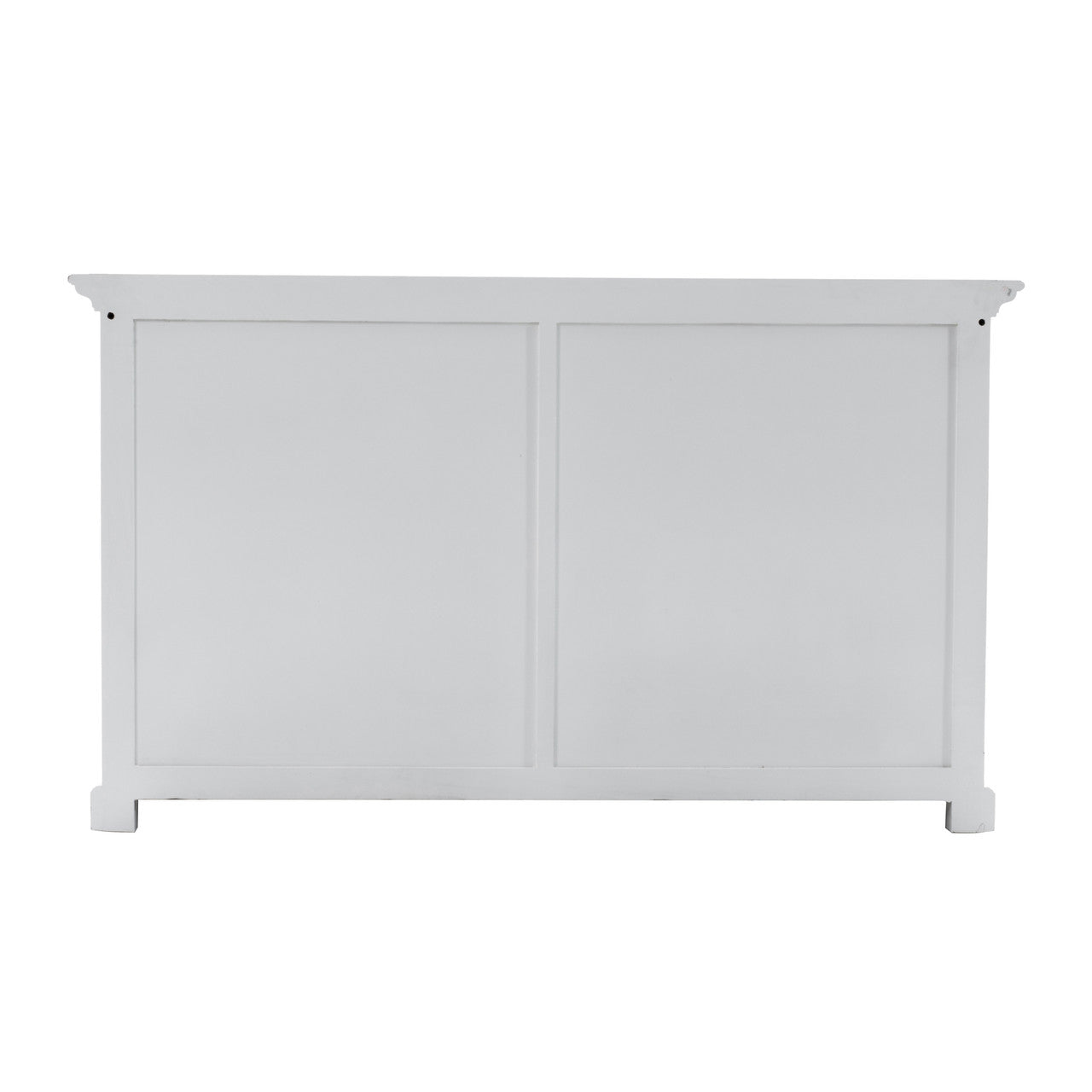 French Coastal Buffet Hutch Unit with 8 Shelves 57"