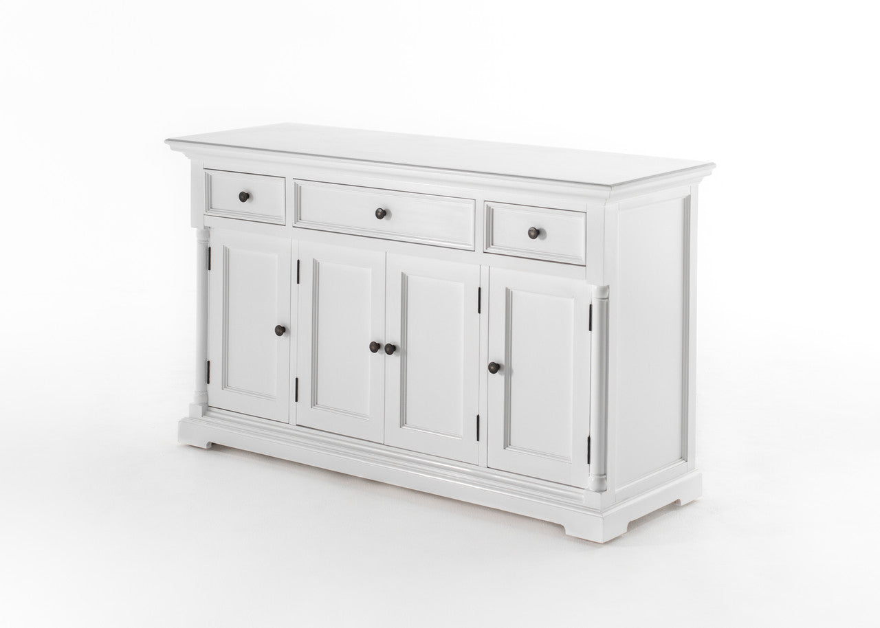 French Cottage Buffet with 4 Doors 3 Drawers 57"