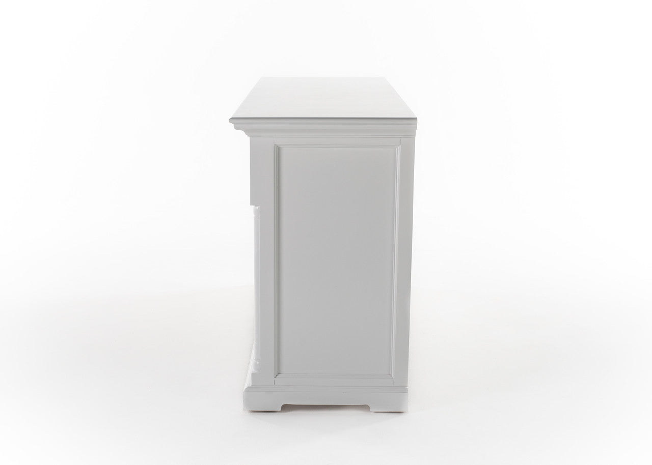 French Cottage Buffet with 4 Doors 3 Drawers 57"