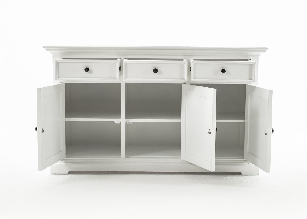 French Cottage Classic Sideboard with 3 doors 57"
