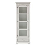 French Cottage Glass Cabinet 28"