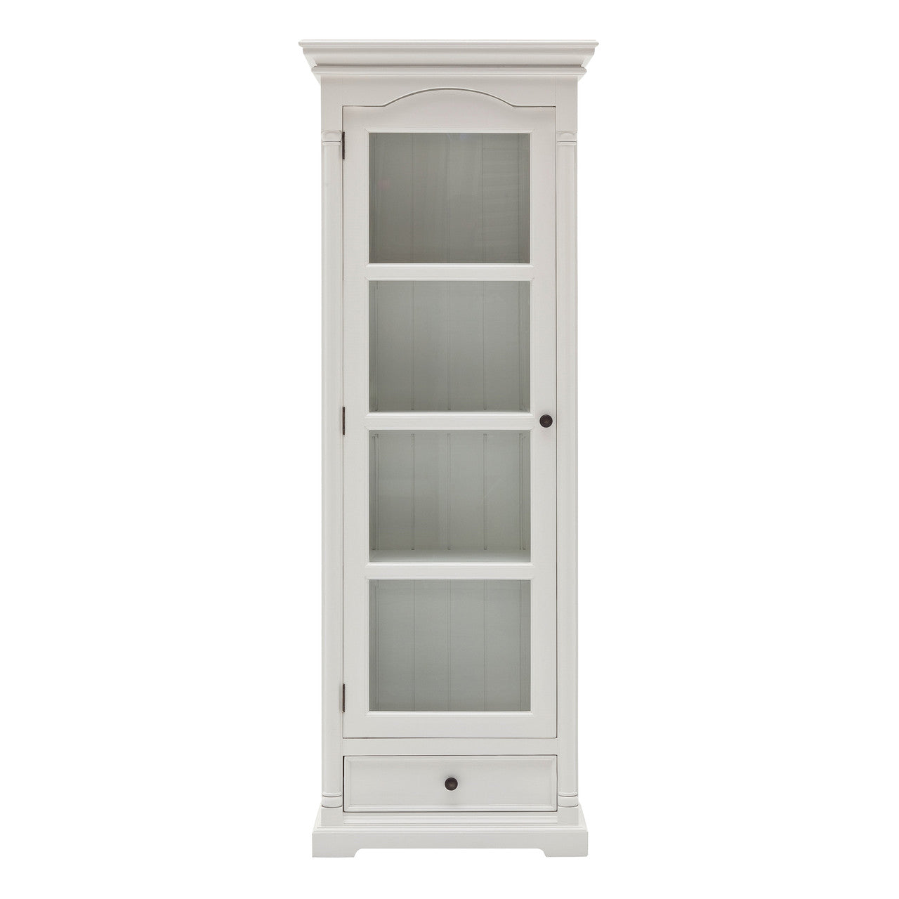 French Cottage Glass Cabinet 28"