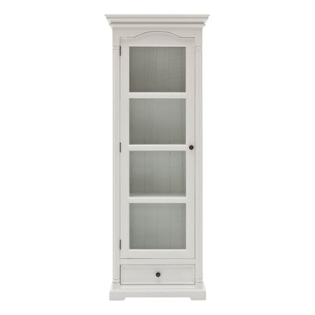 French Cottage Glass Cabinet 28"