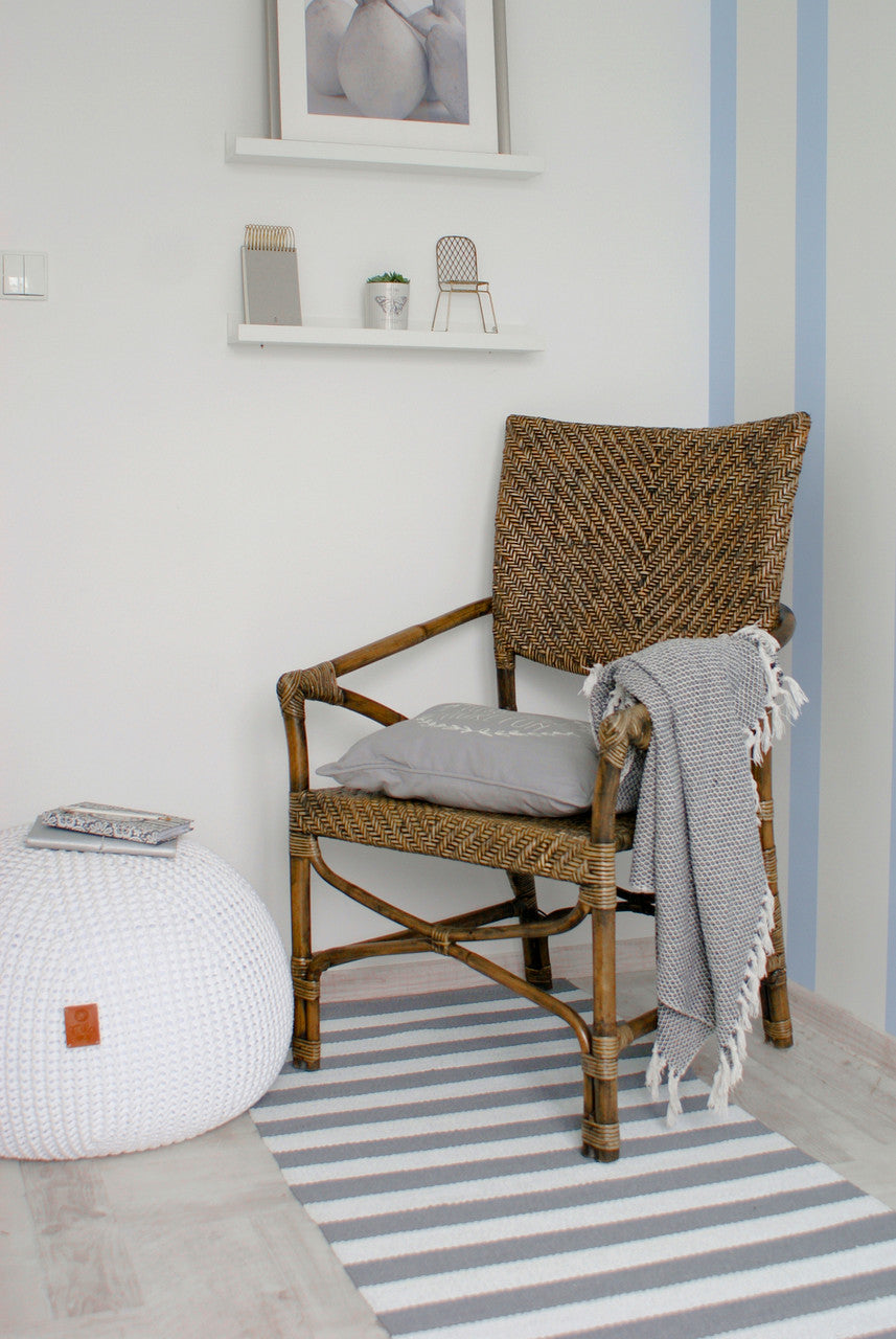 Coastal Wicker Jester Chair (Set of 2) 26"