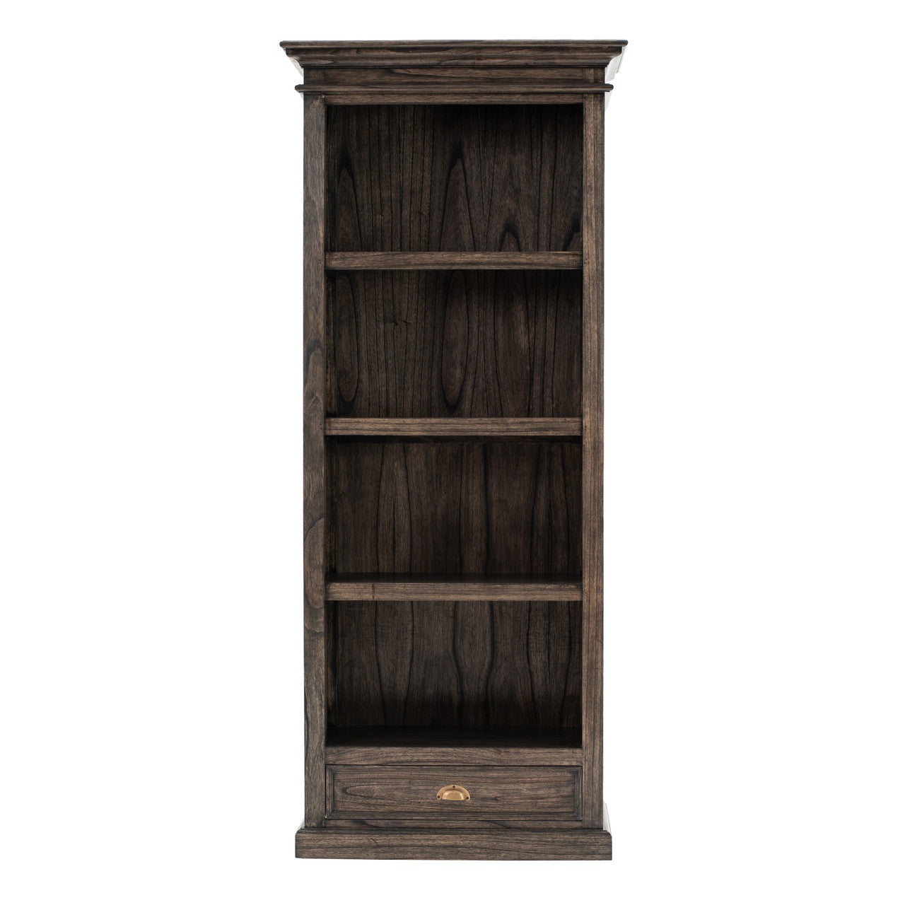 French Rustic Bookcase with 1 Drawer 32"