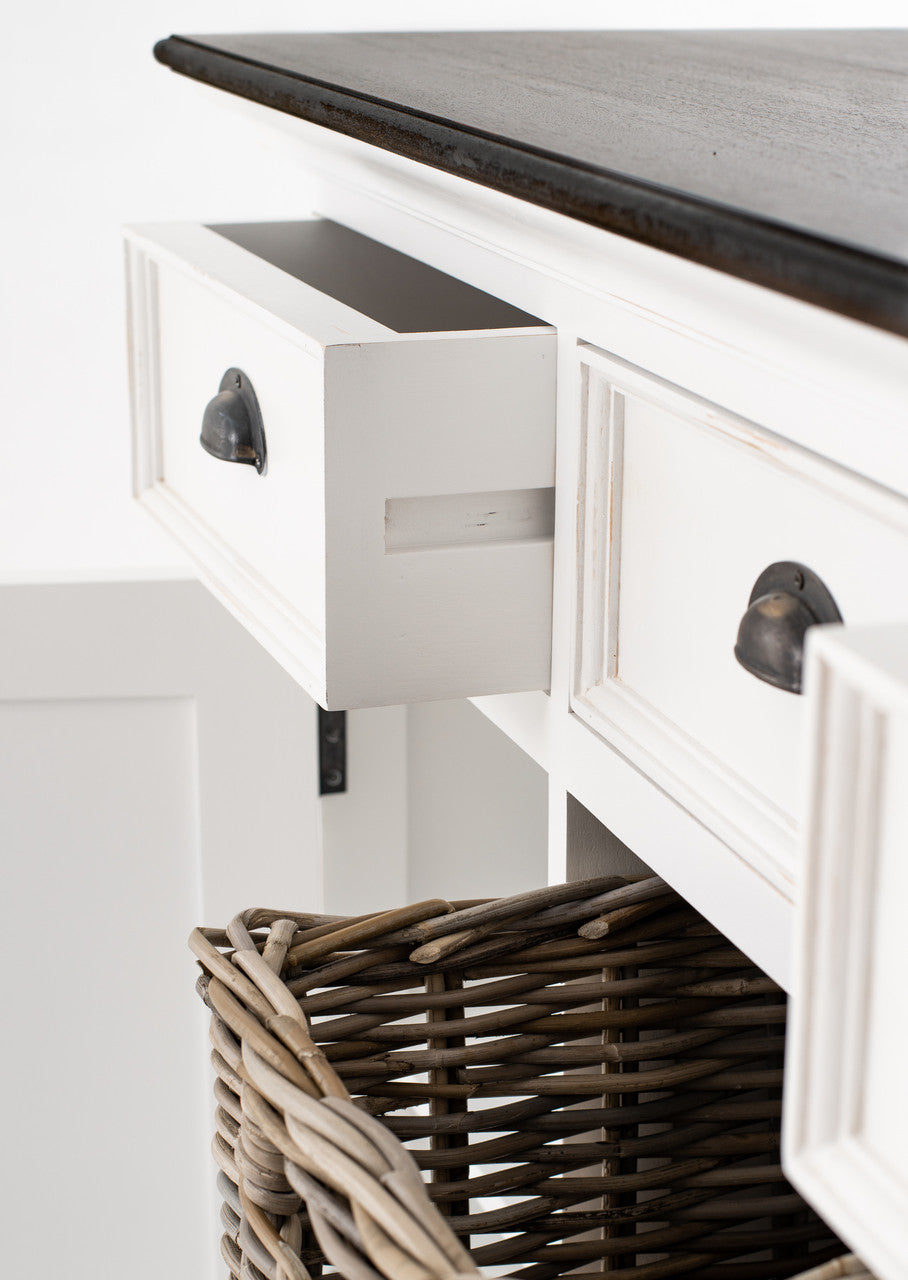 Modern Farmhouse Buffet with 2 Baskets - ZNS-B129TWD