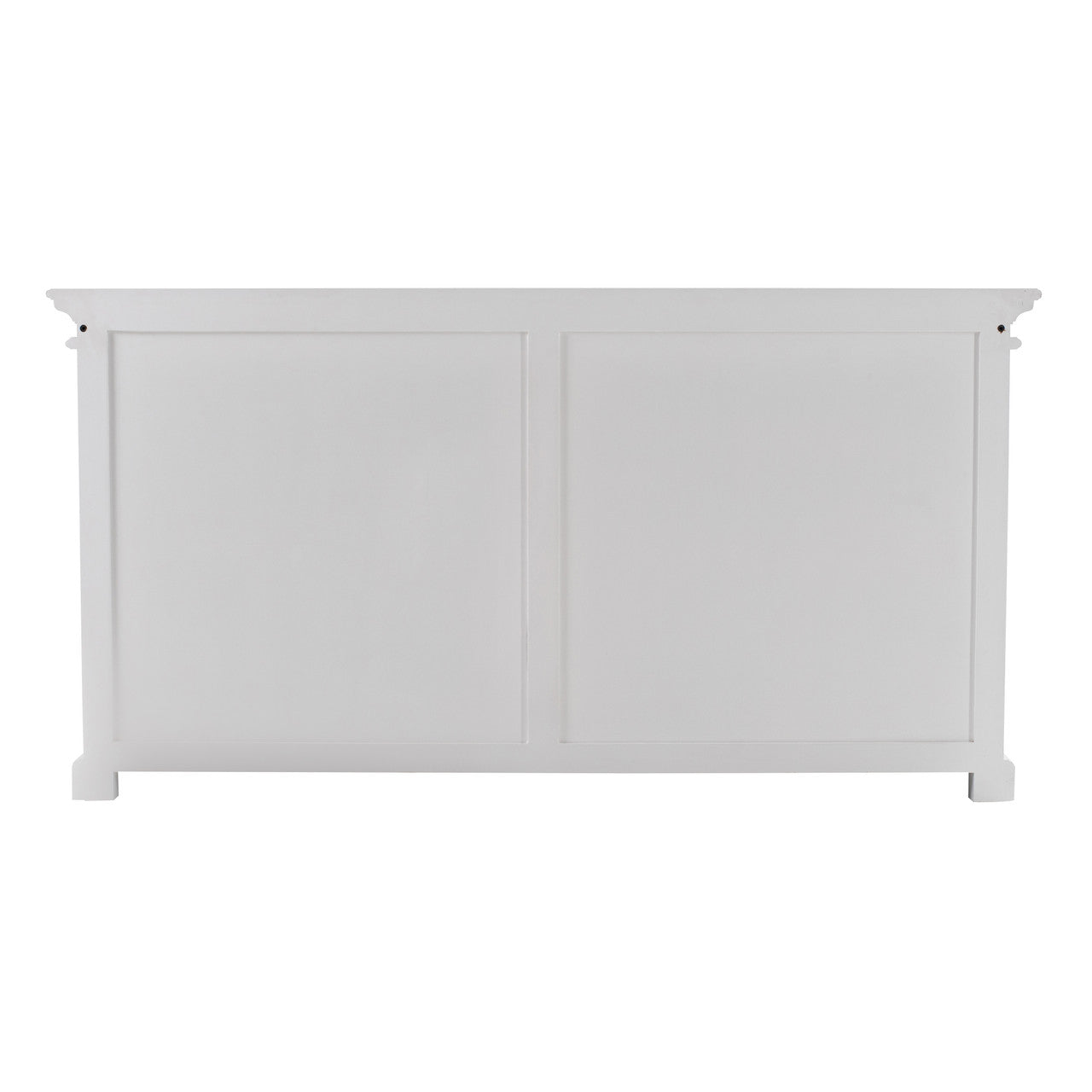 French Coastal Display Buffet with 4 Glass Doors 64"