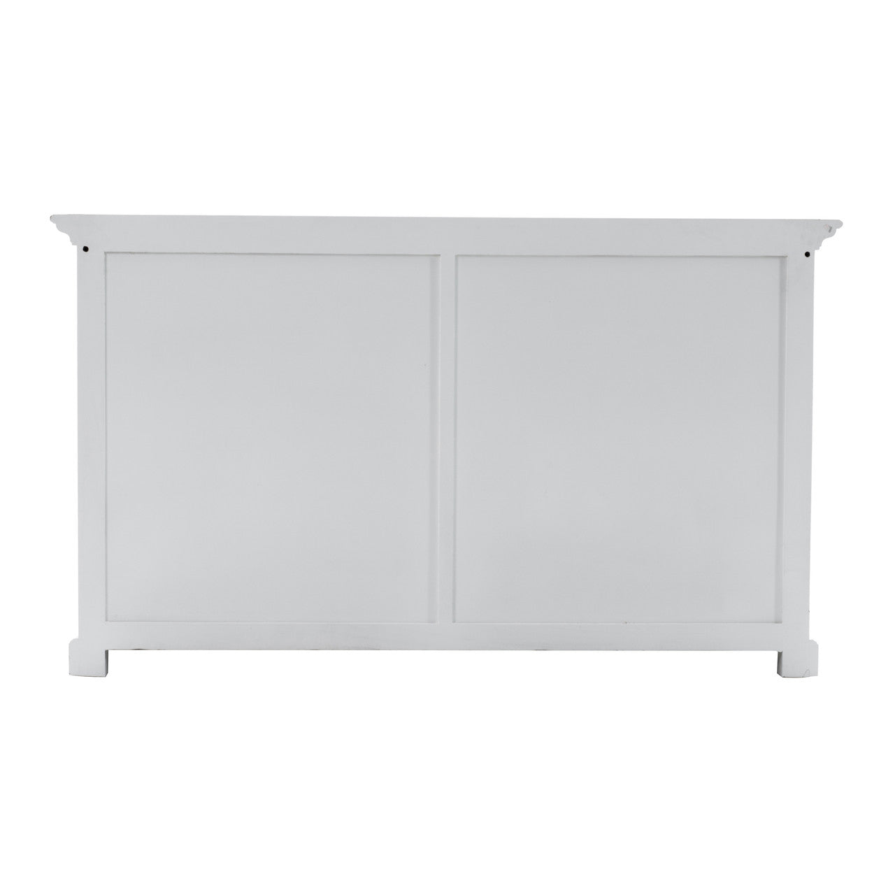 French Coastal Buffet Hutch Unit with 6 Shelves 57"