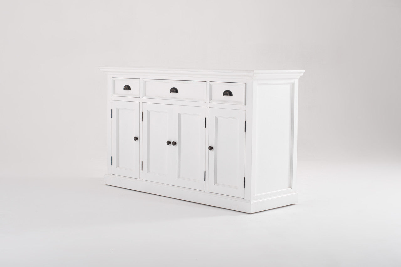 French Coastal Buffet with 4 Doors 3 Drawers - ZNS-B192