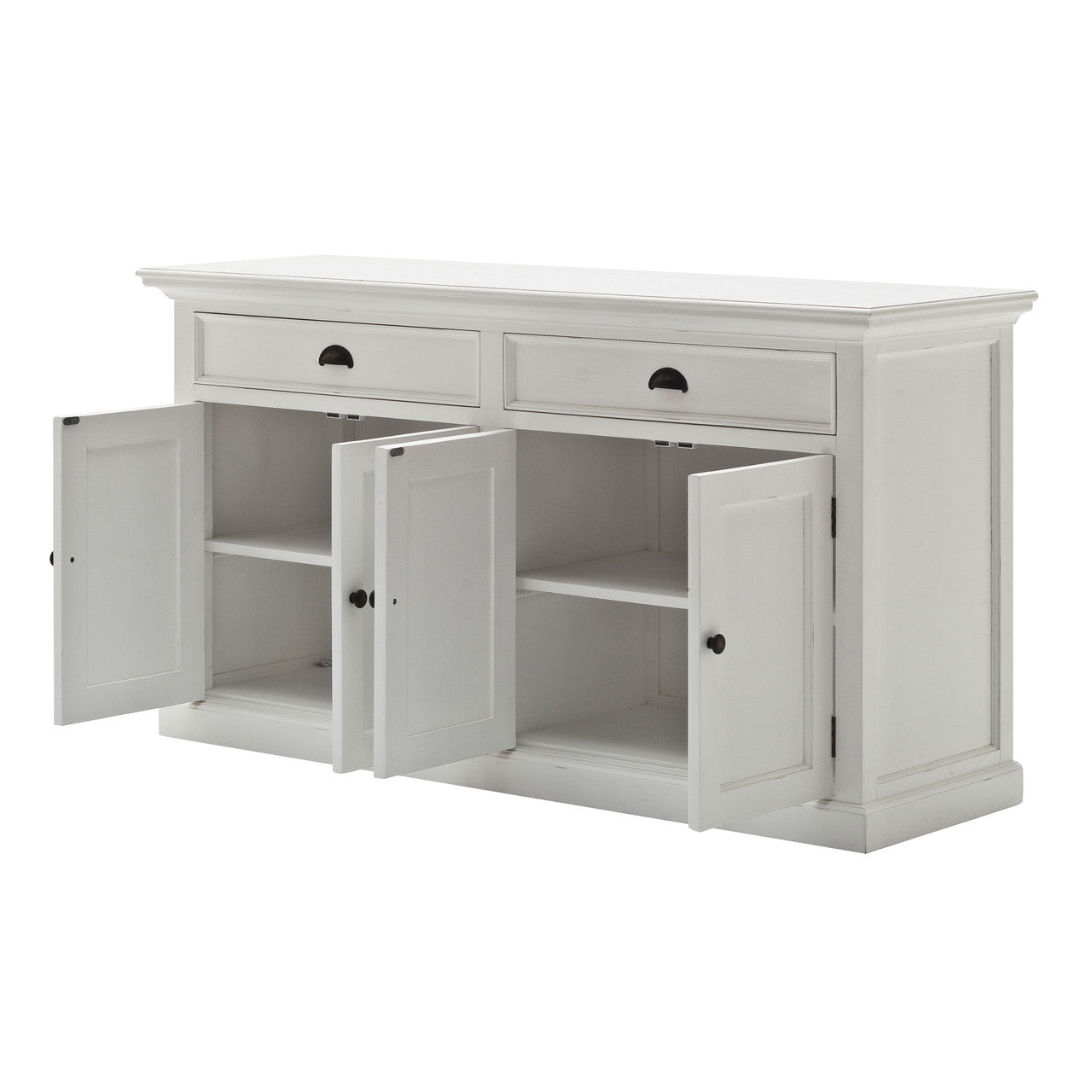 French Coastal Hutch Bookcase Unit 63"
