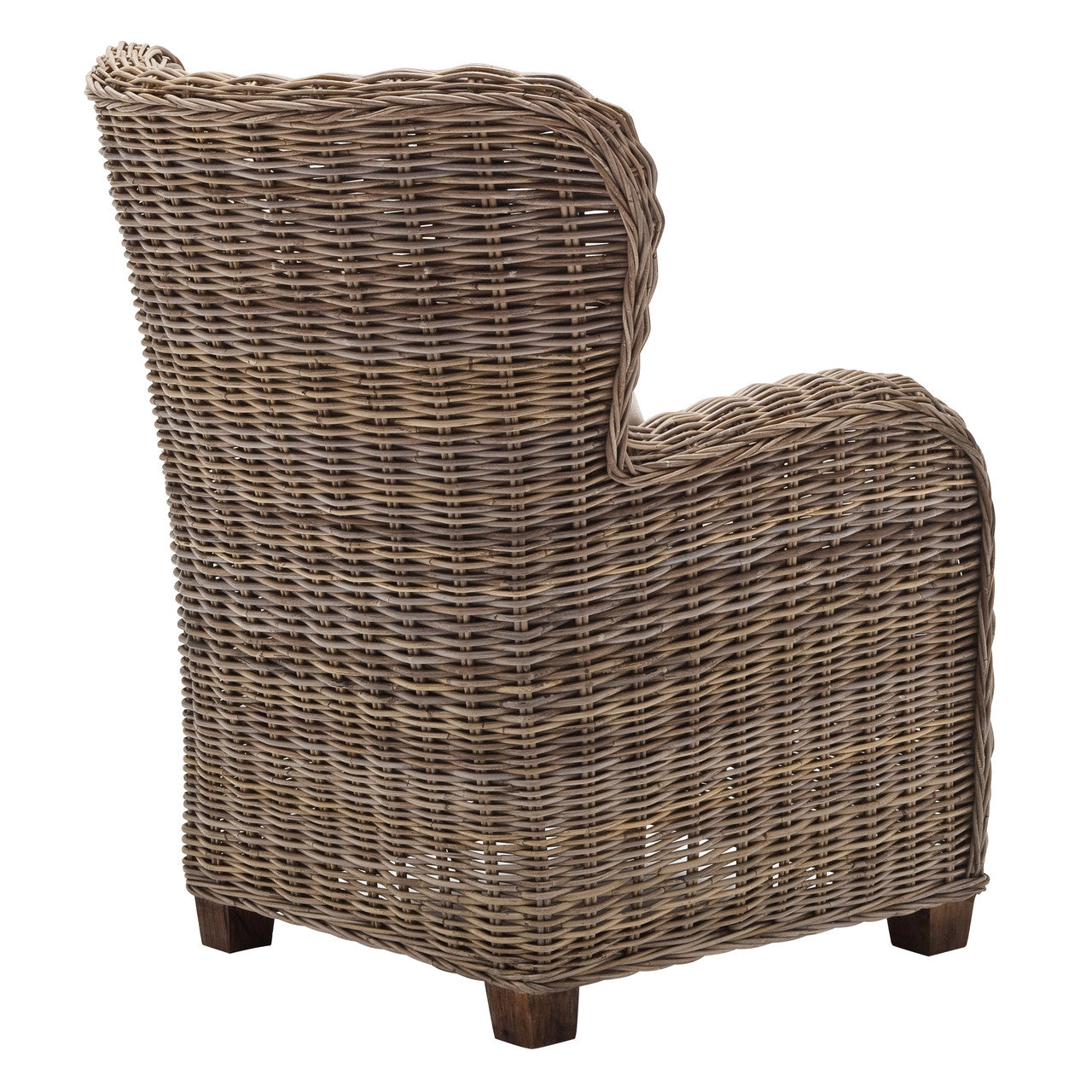 Coastal Wicker Queen Chair 34"