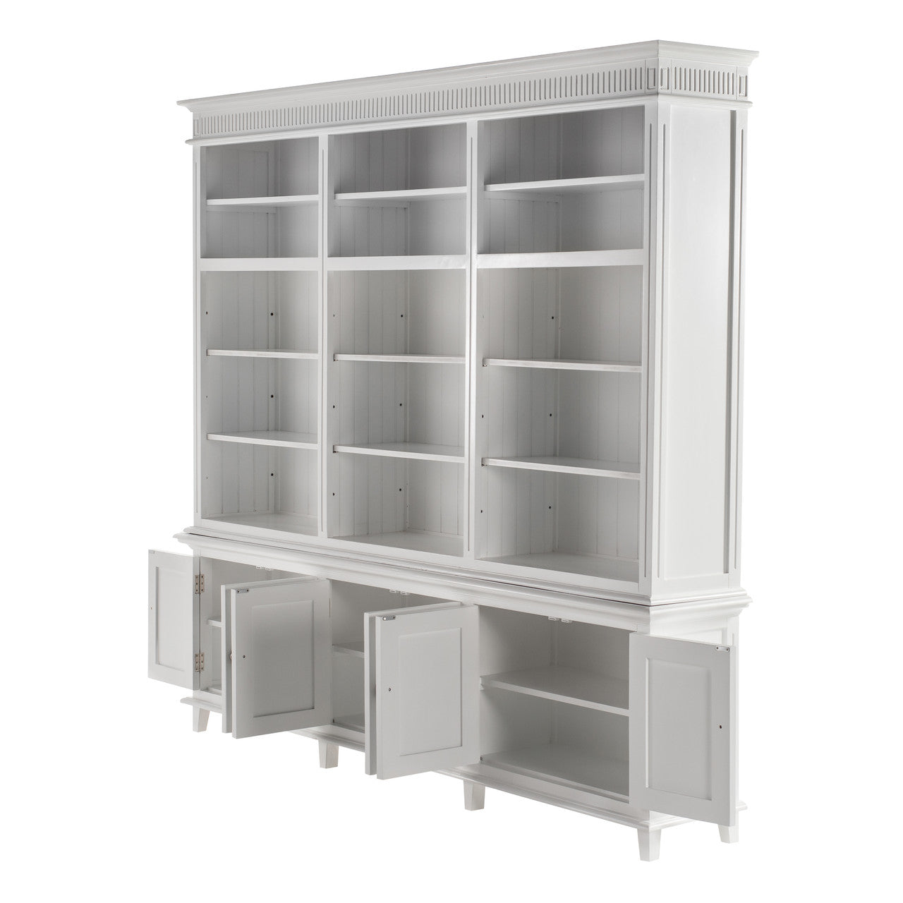 Scandi Coastal Triple-Bay Hutch Unit 94"