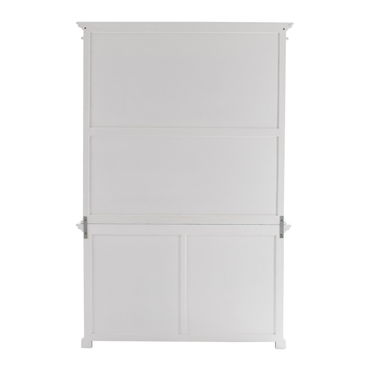 French Coastal Glass-Display Hutch Unit 57"