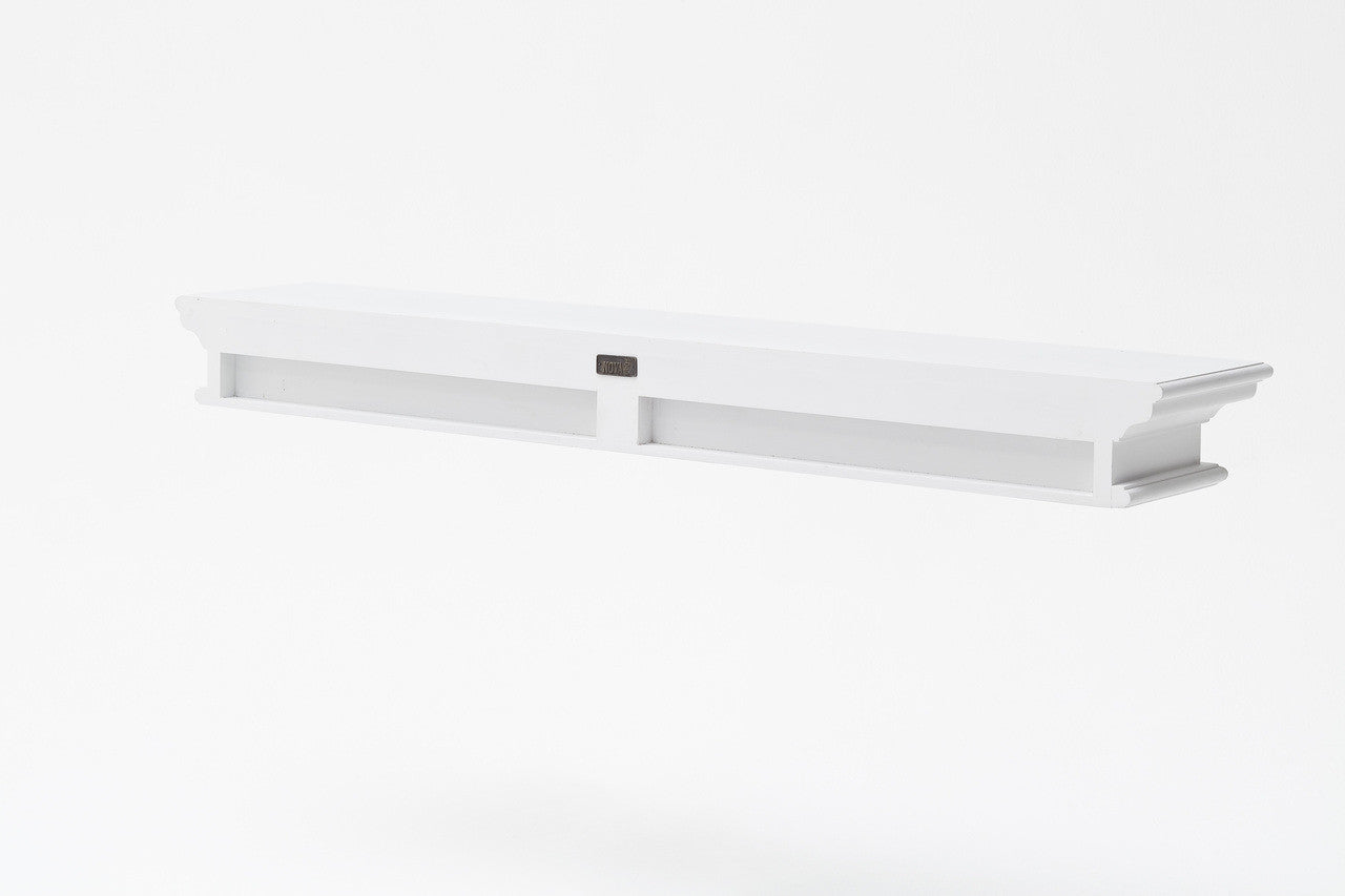 French Coastal Floating Wall Shelf, Extra Long 47"
