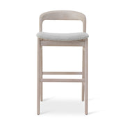 Modern Brazilian - Velma - Counter Stool - Bouclé Crafted Glaze Seat - Nevoa Frame