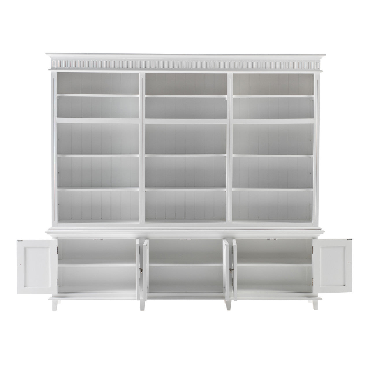Scandi Coastal Triple-Bay Hutch Unit 94"