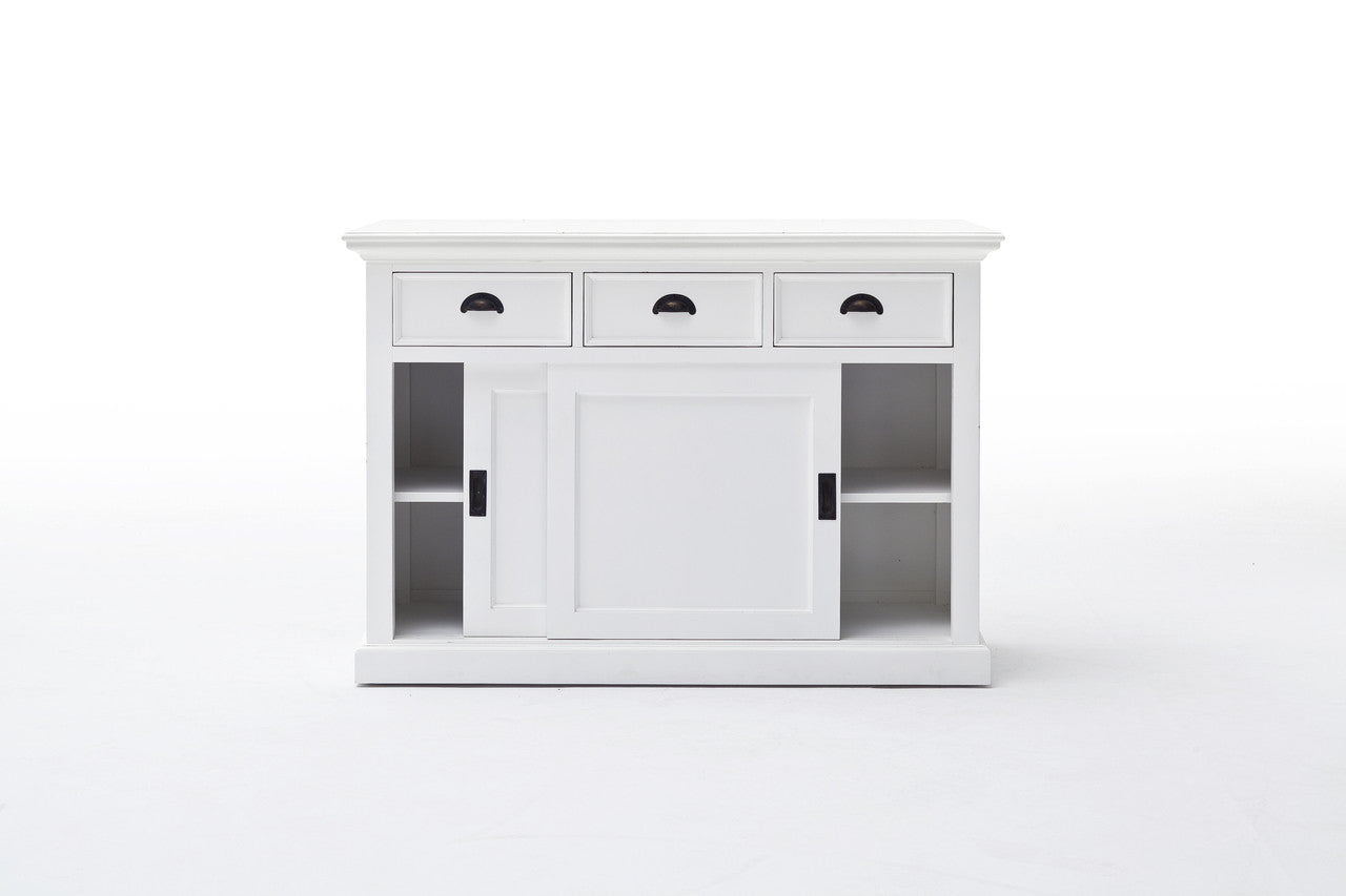 French Coastal Buffet with Sliding Doors 49"