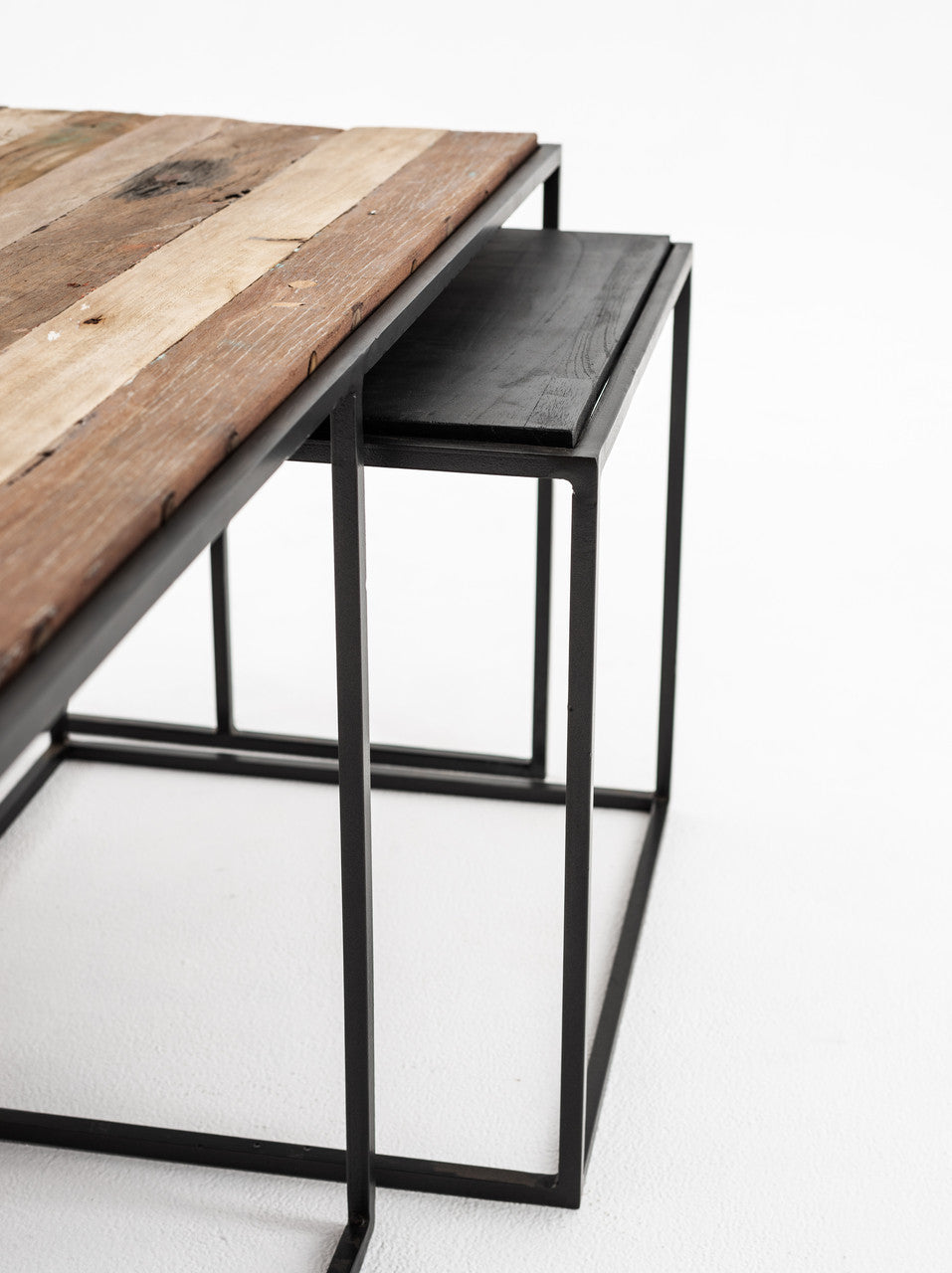 Industrial Nesting Coffee Table Set 100cm 39"