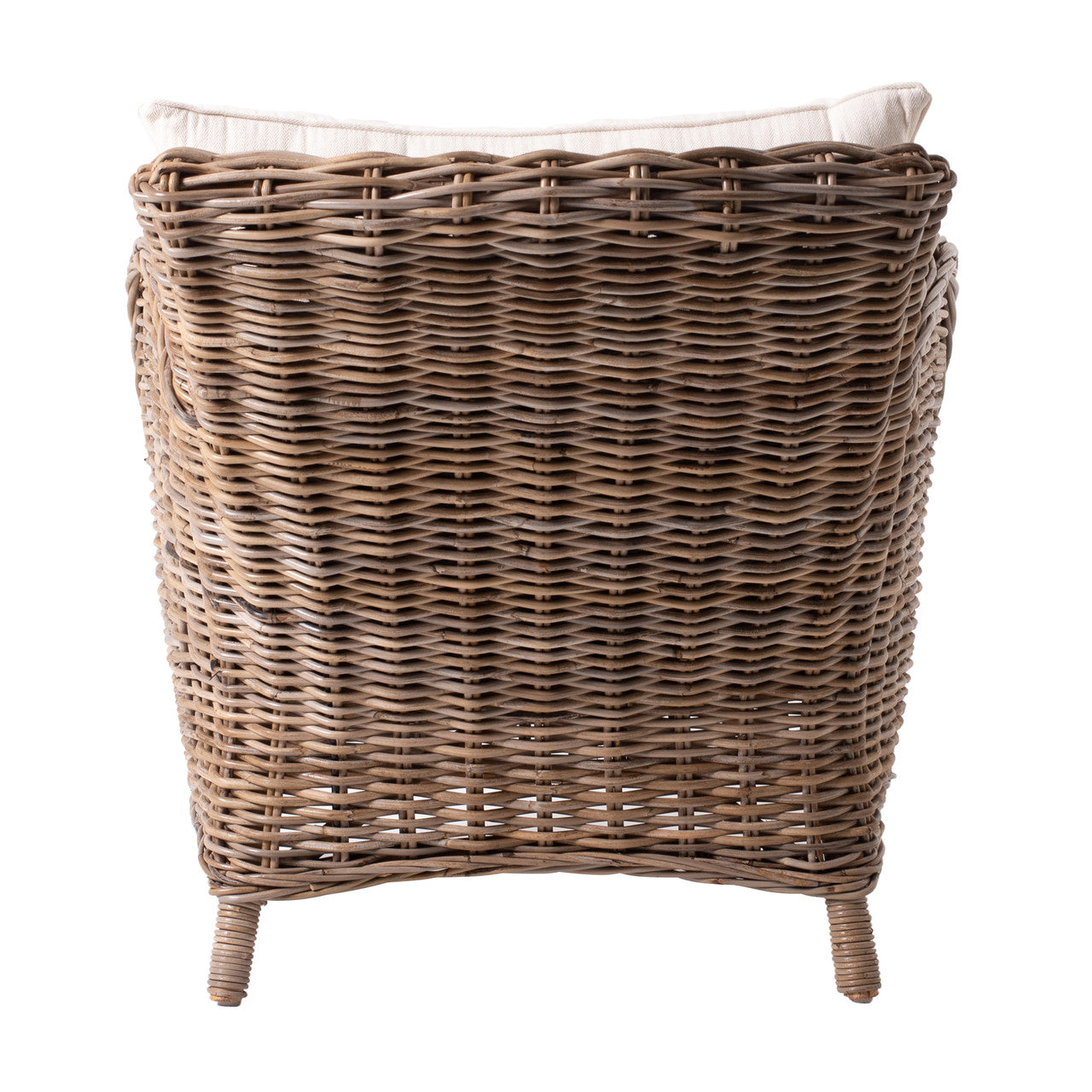 Coastal Wicker Knight Chair 34"
