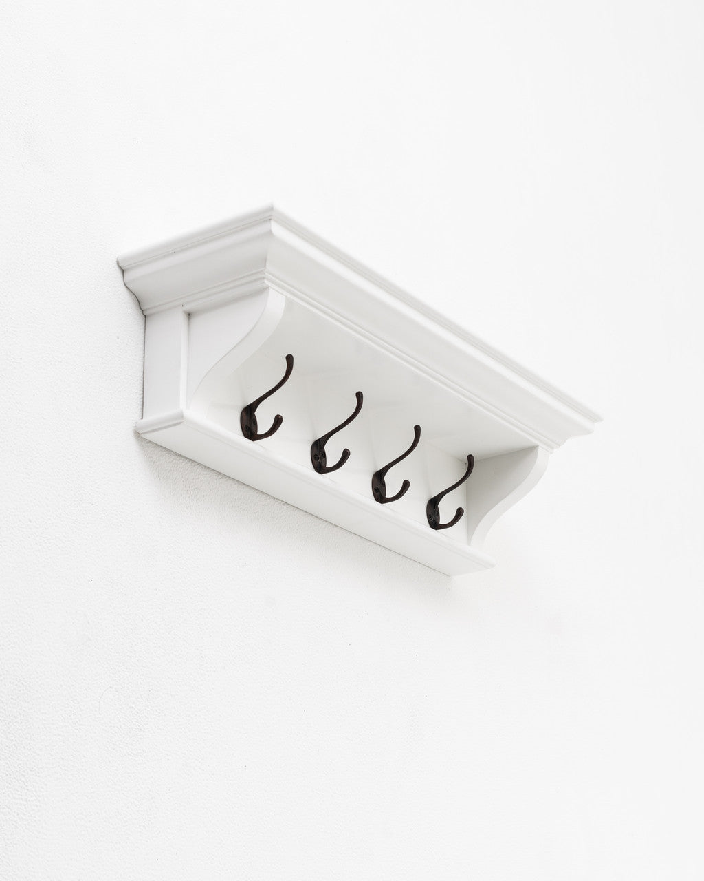 French Coastal 4 Hook Coat Rack 70cm 28"