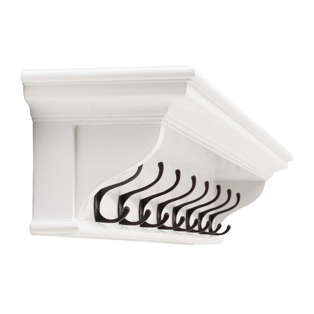 French Coastal 8 Hook Coat Rack 130cm 51"