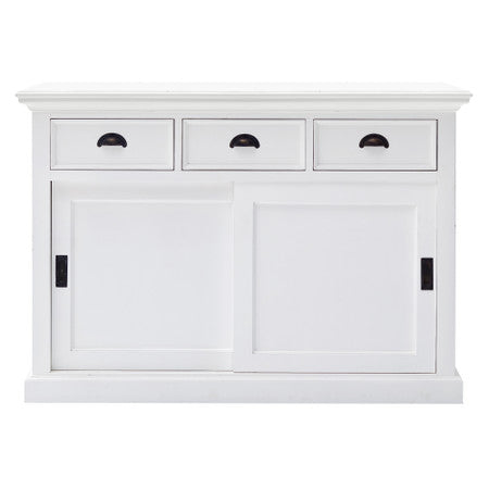 French Coastal Buffet with Sliding Doors 49"