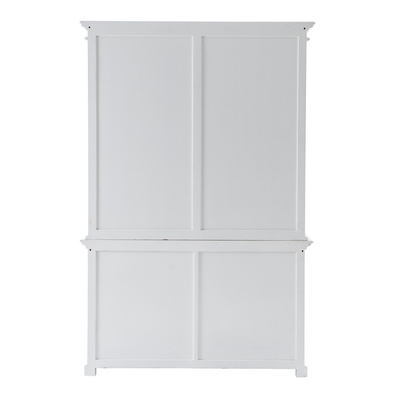 French Coastal Buffet Hutch Unit with 6 Shelves 57"