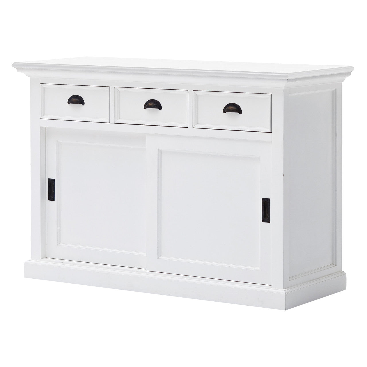 French Coastal Buffet with Sliding Doors 49"