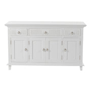 Scandi Coastal Buffet with 4 Doors 3 Drawers 57"