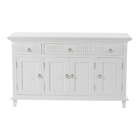 Scandi Coastal Buffet with 4 Doors 3 Drawers 57"