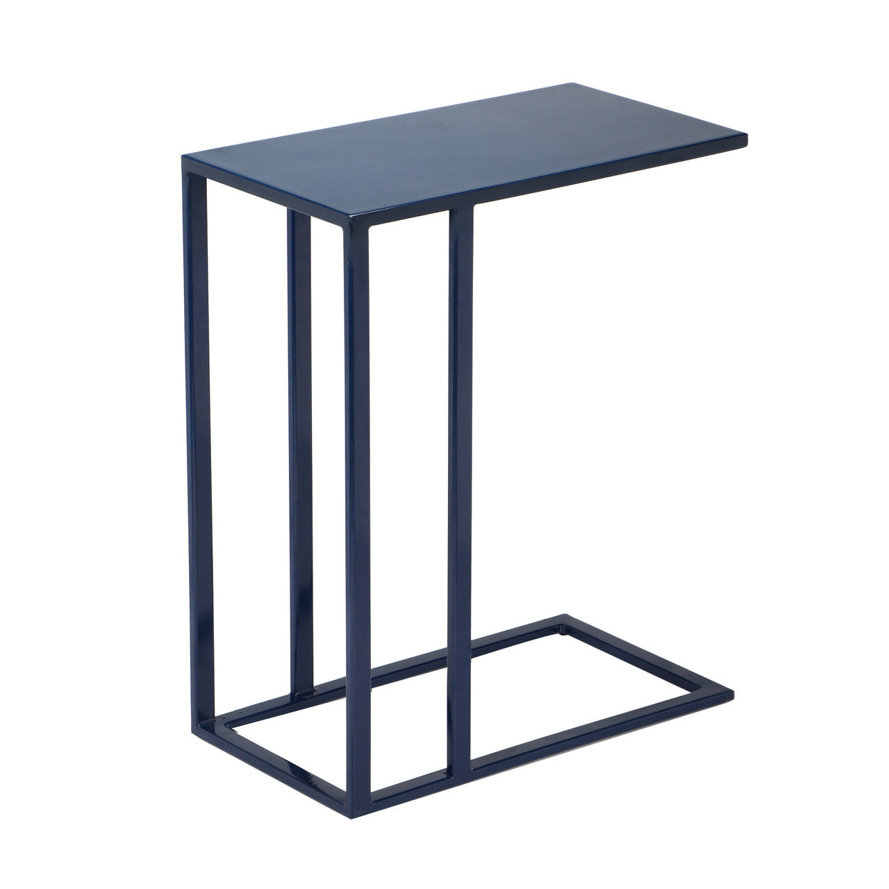 Elements - Tanu - C-Table Enamel Top End Table - Navy