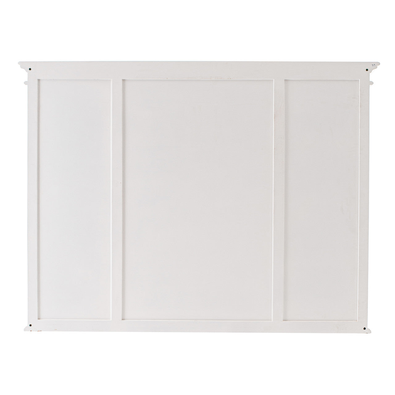 French Coastal Kitchen Hutch Cabinet with 5 Doors 3 Drawers 71"