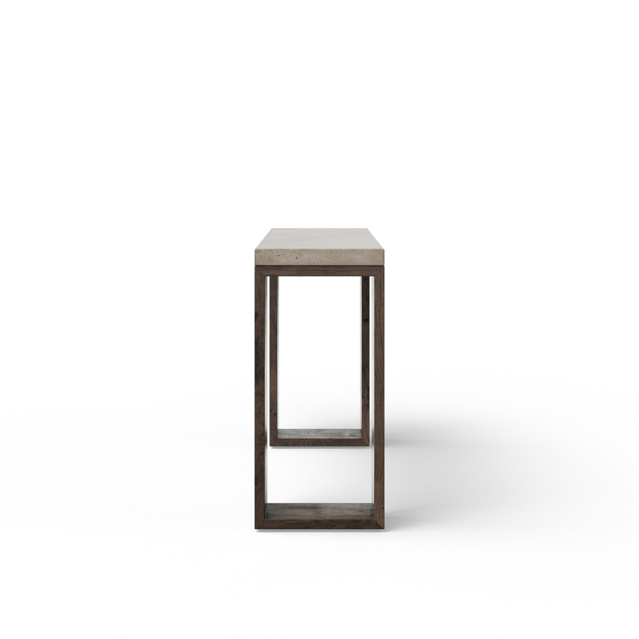 Mixx - Heritage Console - Heritage Brown Frame - Dark Grey Top