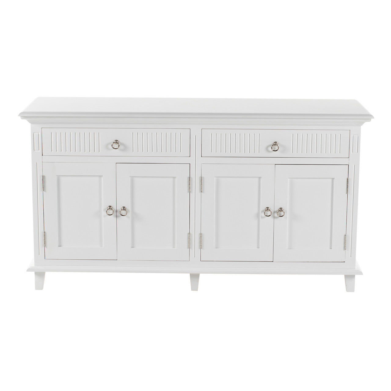 Scandi Coastal Hutch Bookcase Unit 63"