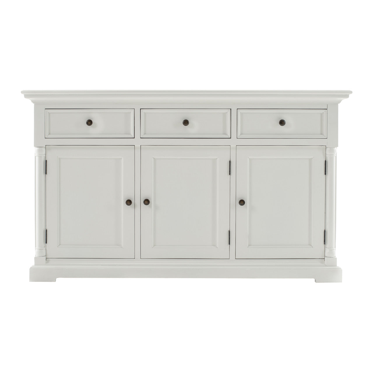 French Cottage Classic Sideboard with 3 doors 57"