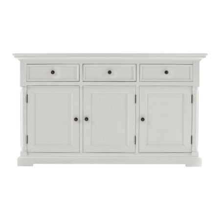 French Cottage Classic Sideboard with 3 doors 57"