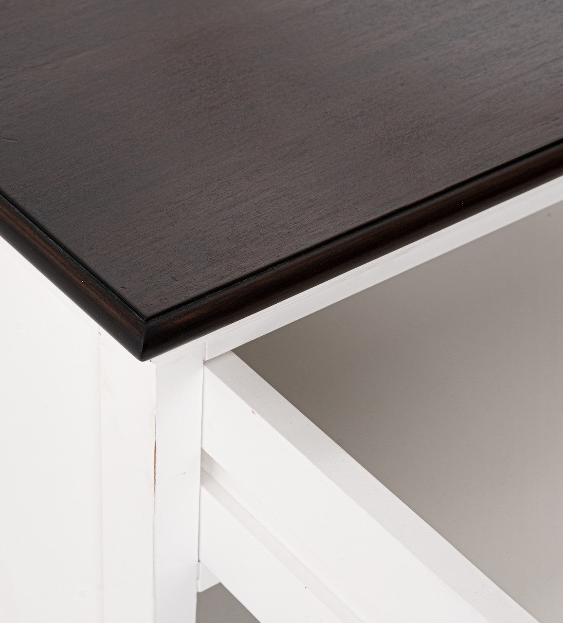 Modern Farmhouse Bedside Table with Shelves 20"