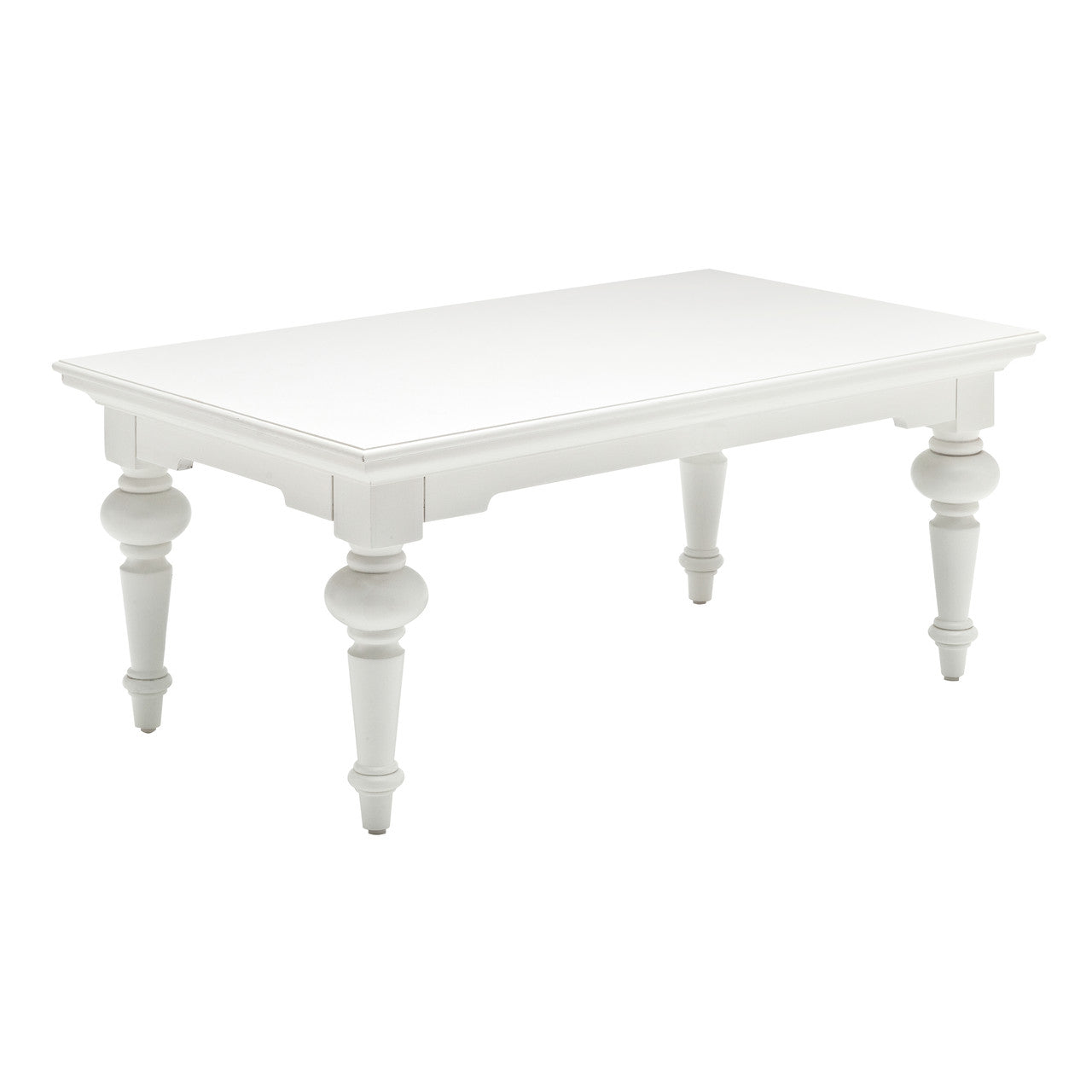 French Cottage Rectangular Coffee Table 47"